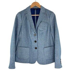 Talbots Blue Wool Blend Blazer